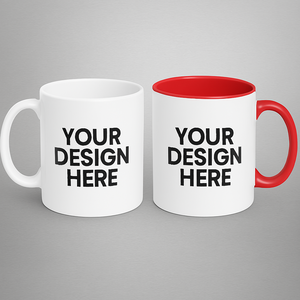 [Imagen de Tazas personalizadas (blanca y roja)]